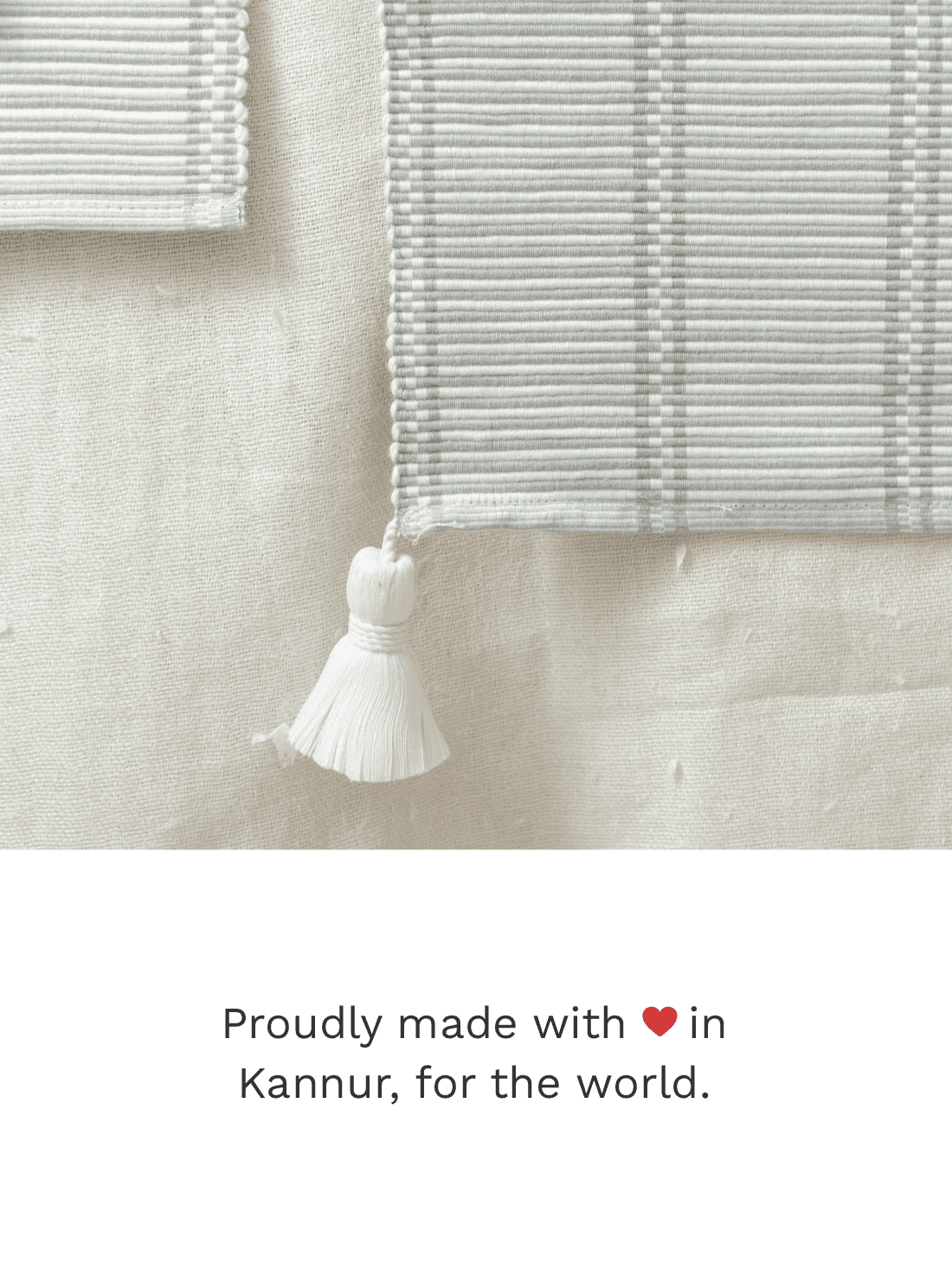 Festive Stripes Table Runner – alternate view