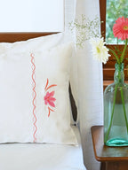 Arali Bloom Luxe Embroidered Bedlinen Set in 500TC – alternate view