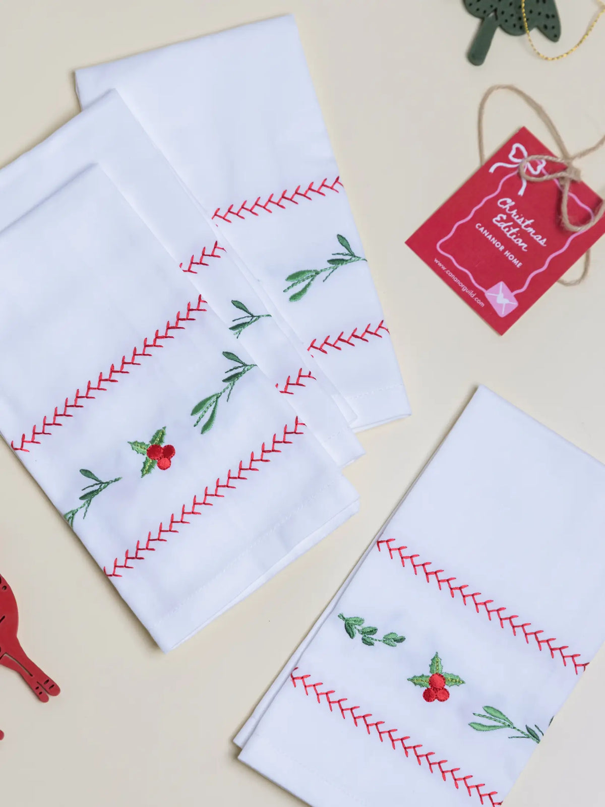 Atelier Royal Berry Table Napkins - Set of 4 – alternate view