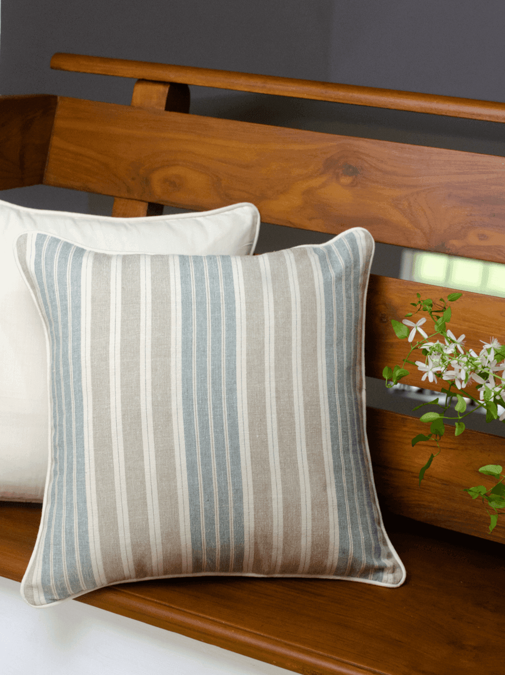 Oyster Haze Cushion Cover