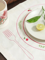 Crimson Cherry Table Mat Set – alternate view