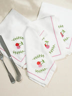 Crimson Cherry Table Napkins Set of 4