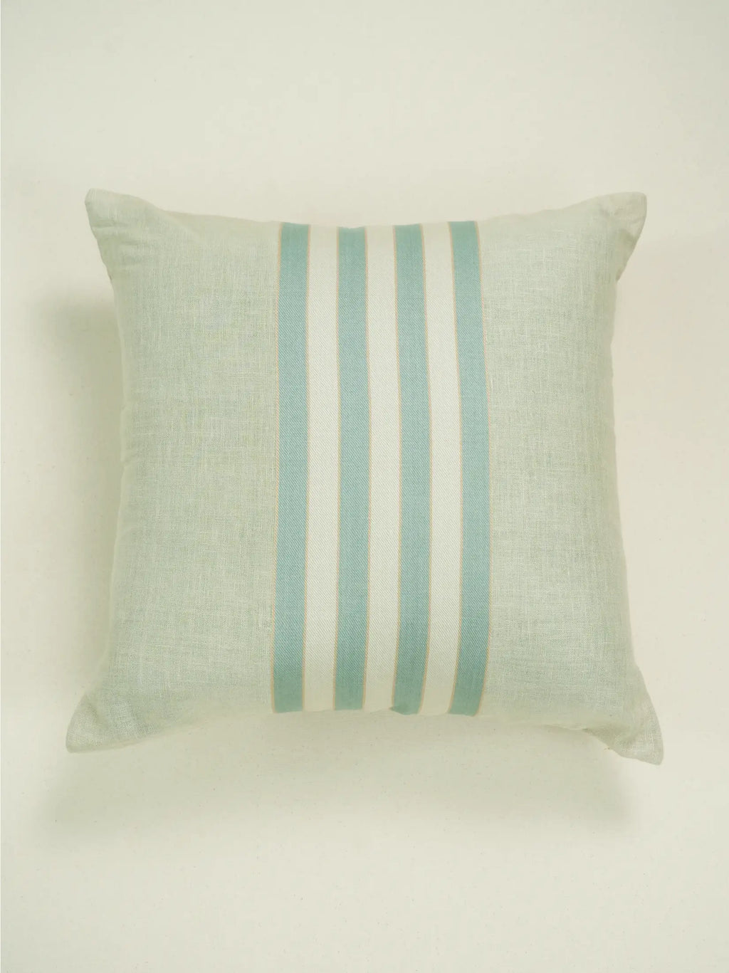 Minty Sage Stripe Cushion Cover