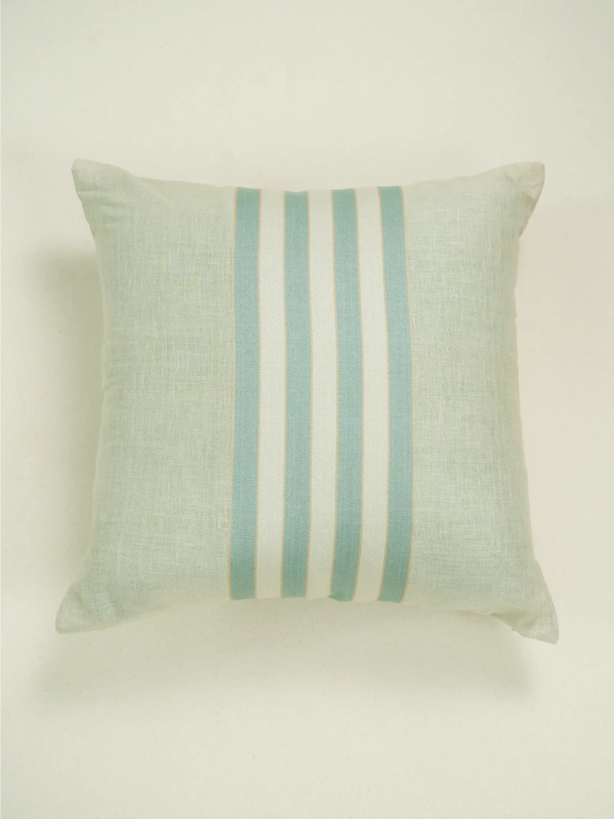 Minty Sage Stripe Cushion Cover