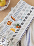 Farmers Market Frill Embroidered Kitchen Towel - Set of 2 – image 3