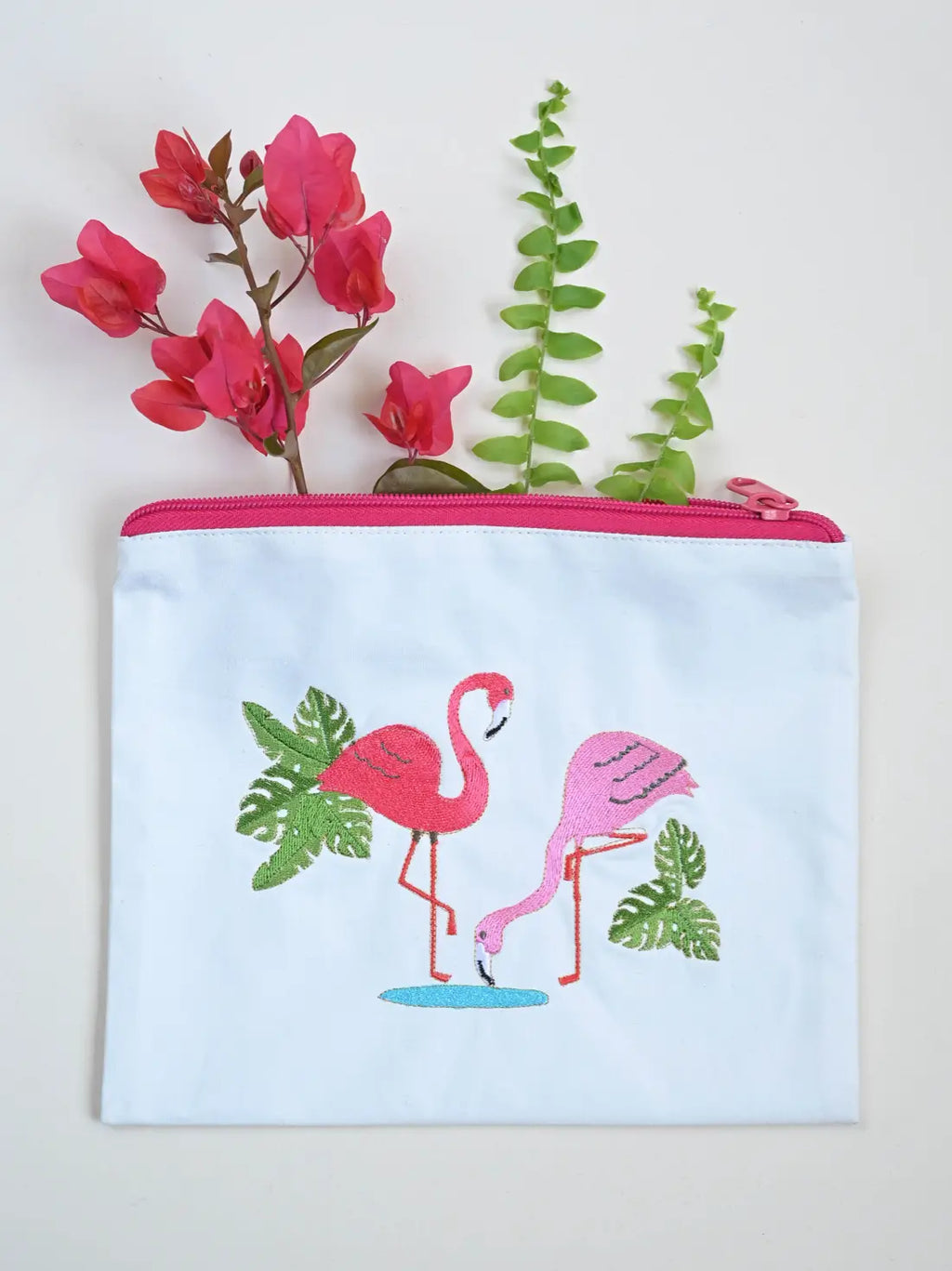 Flamingo Lagoon Travel Pouch