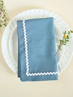 Hydrangea Blue Table Napkins - Set of 4 – alternate view