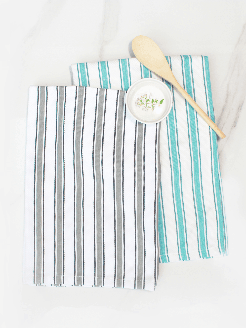 French Stripe Kitchen Towels - Set of 2