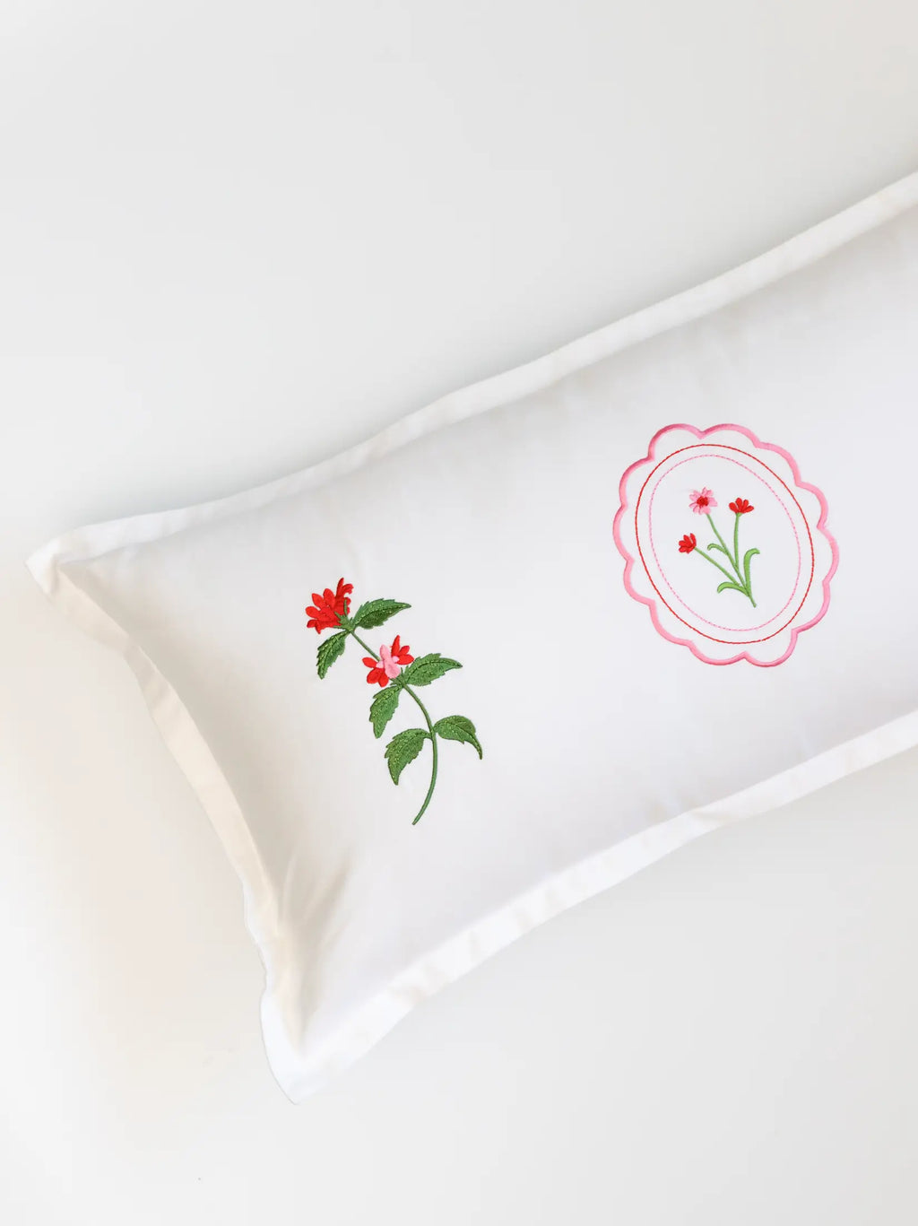Keepsake Garden Embroidered Cushion Cover – alternate view