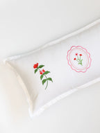 Keepsake Garden Embroidered Cushion Cover – alternate view
