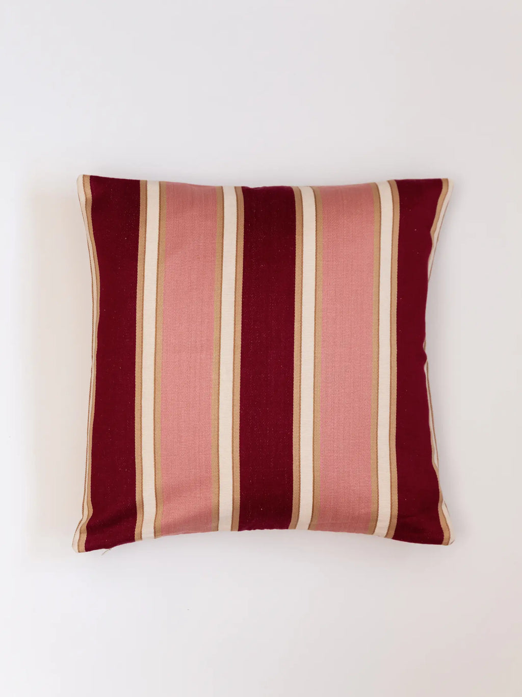 Keepsake Rosewood Stripe Handwoven Cushion Cover