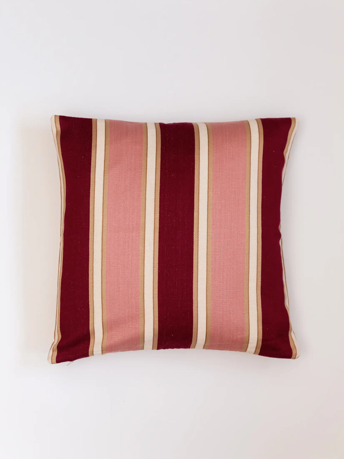 Keepsake Rosewood Stripe Handwoven Cushion Cover