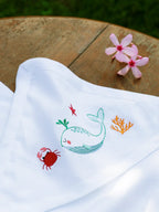 Little Fables Kids’ Hooded Cotton Kerala Towels – Set of 2 – alternate view