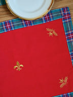 Heritage Crest Embroidered Table Mats – alternate view