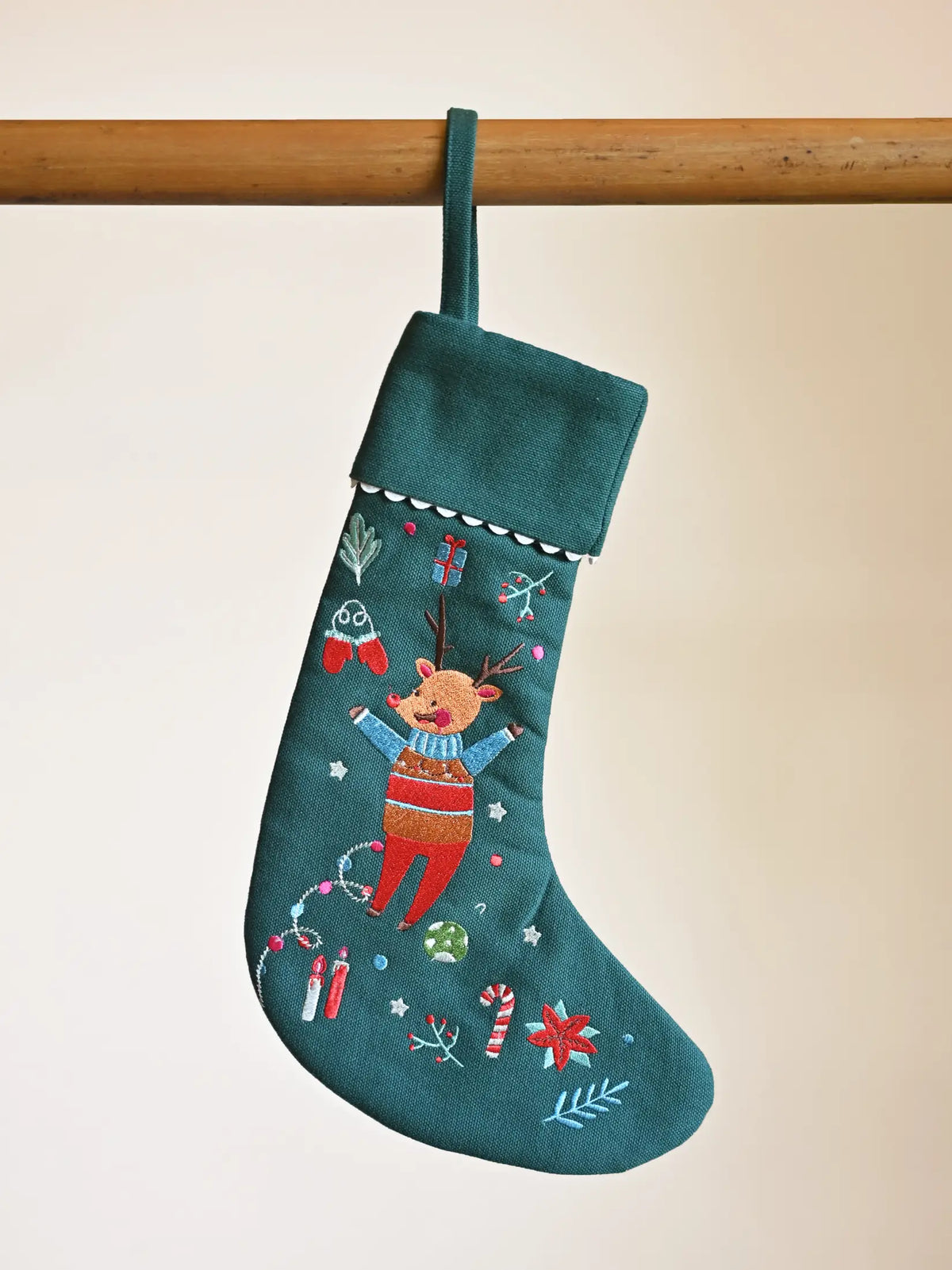 Nordic Christmas Holiday Stocking