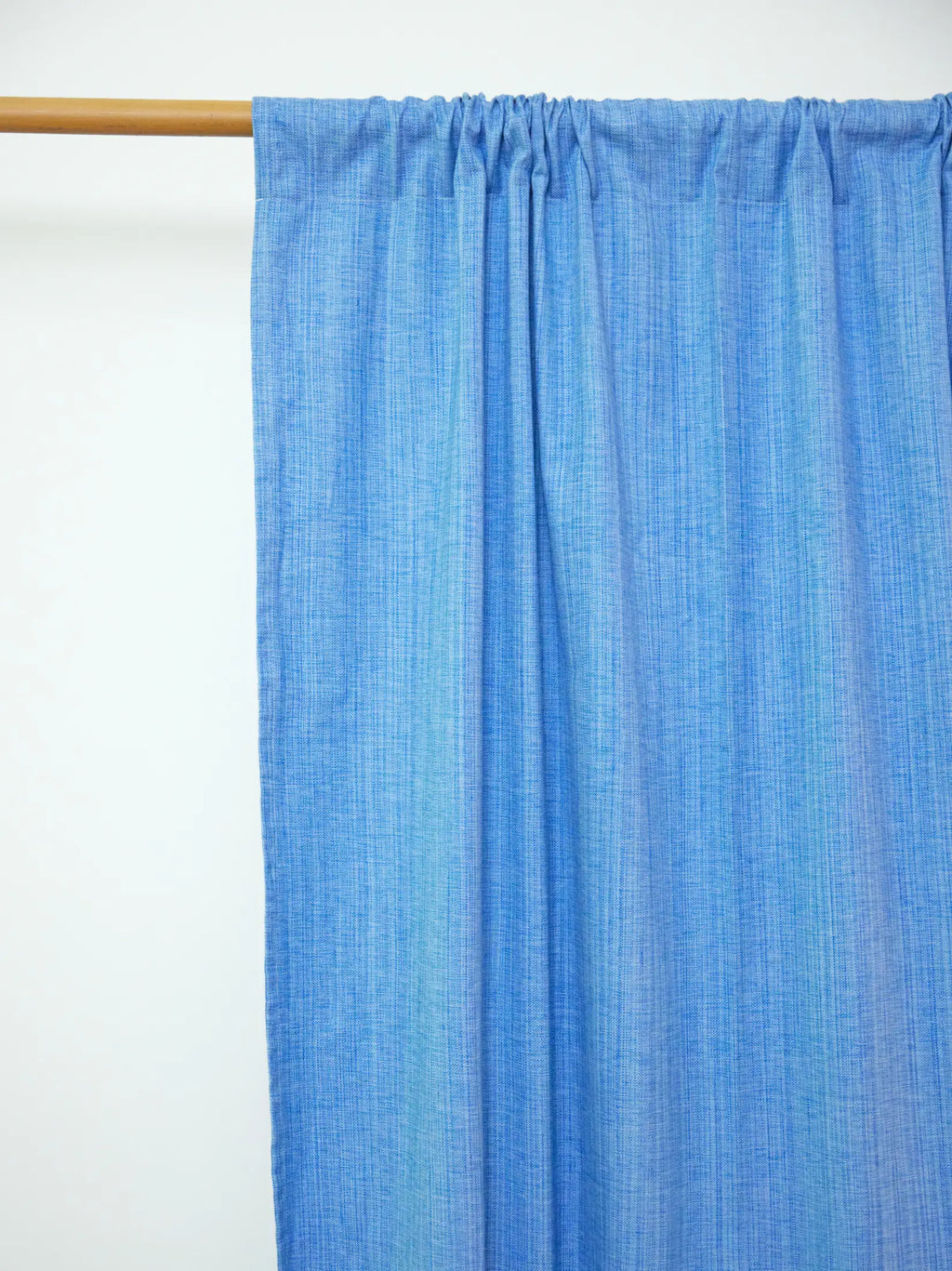 Ocean Blue Handwoven Cotton Curtain
