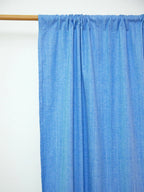 Ocean Blue Handwoven Cotton Curtain