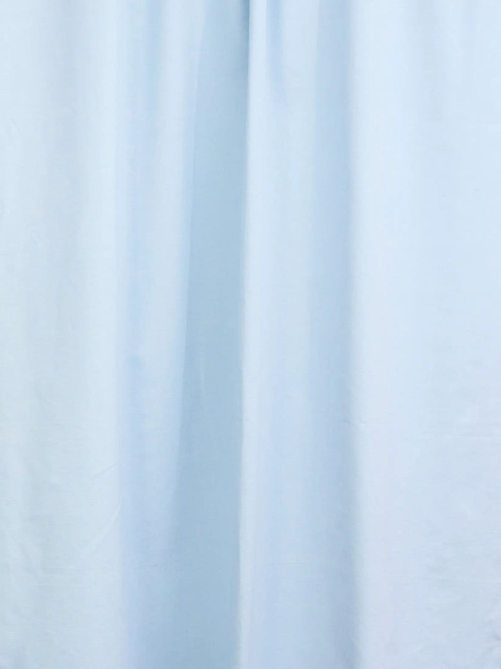 Pastel Blue Handwoven Cotton Curtain – alternate view