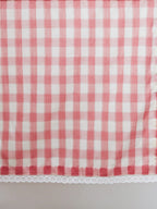 Pink Melon Handwoven Sheer Cotton Curtain – alternate view