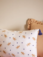 Sugar and Spice Gingerbread White Cushion Cover – alternate view