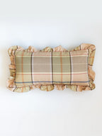 Summer Orchard Handwoven Checks Cushion Cover