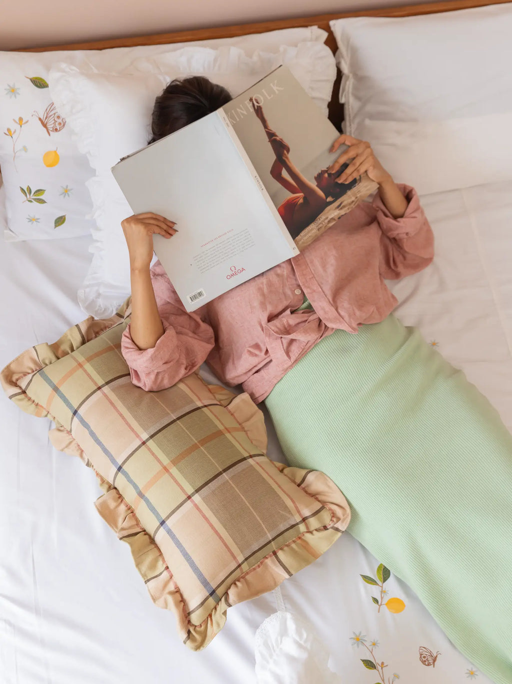 Summer Orchard Luxury Bedlinen Set in 500TC – alternate view