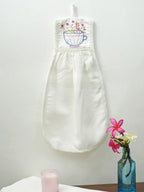 Teacup Garden Embroidered Hanging Hand Towels - Set of 2 – alternate view