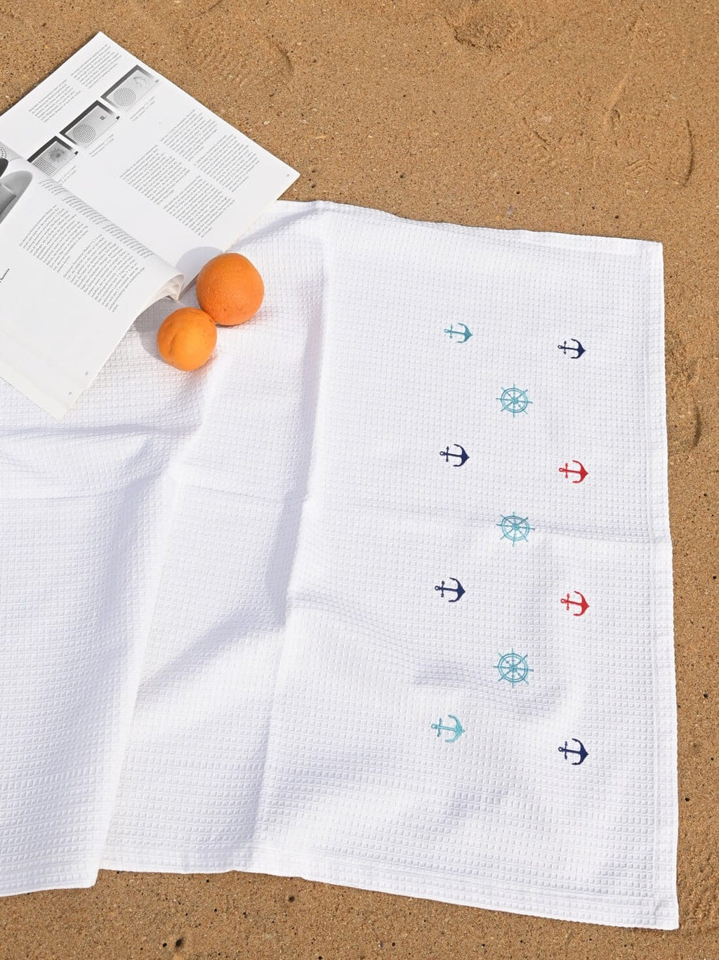Sailors Cove Waffle Bath Towel