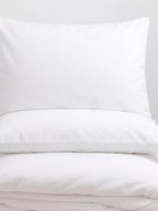 Pearl White Duvet Cover Set in 500TC -240 x 220 cm