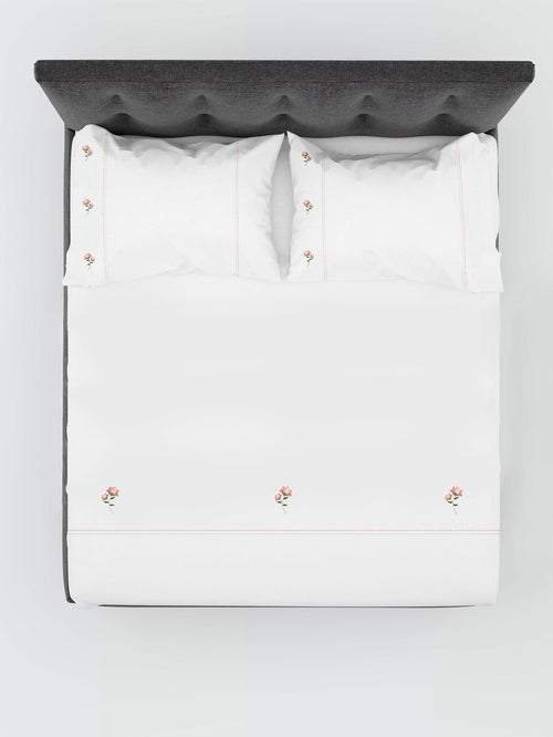 Rosé Floral Embroidered 500TC Bedlinen – alternate view
